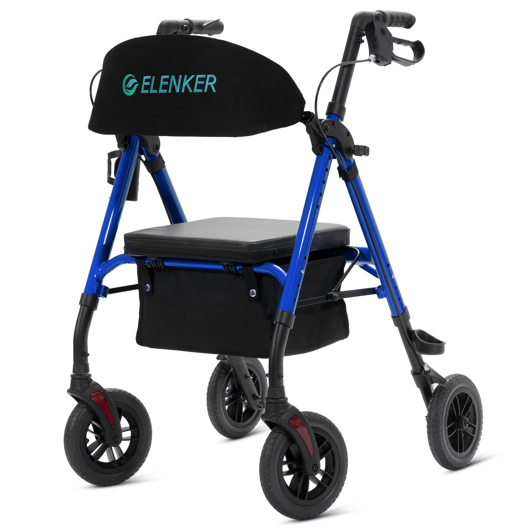 KLD-9218-10 All Terrain Dual-Brake Rollator Walker 10