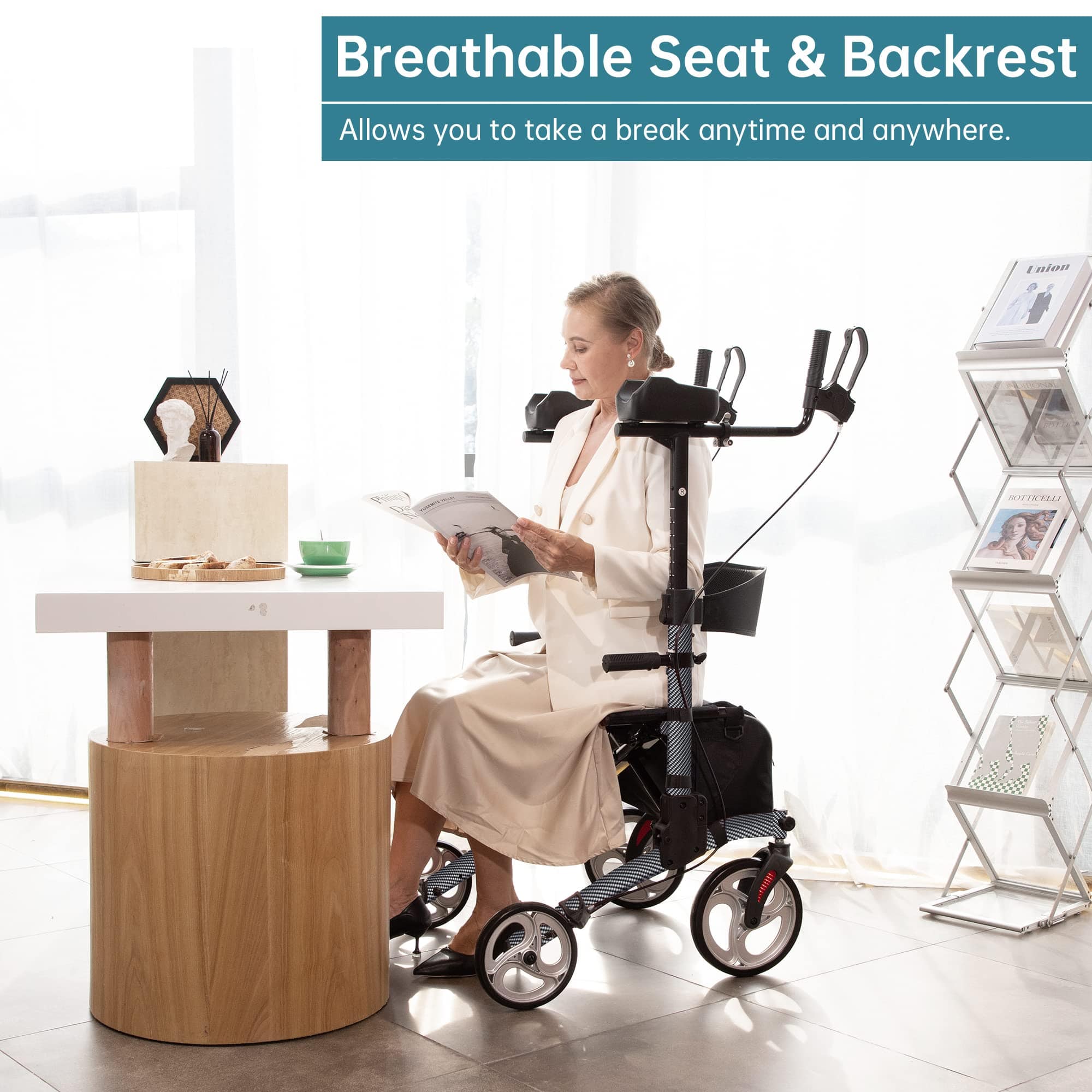 HFK-9240 Dual-Brake Upright walker 8