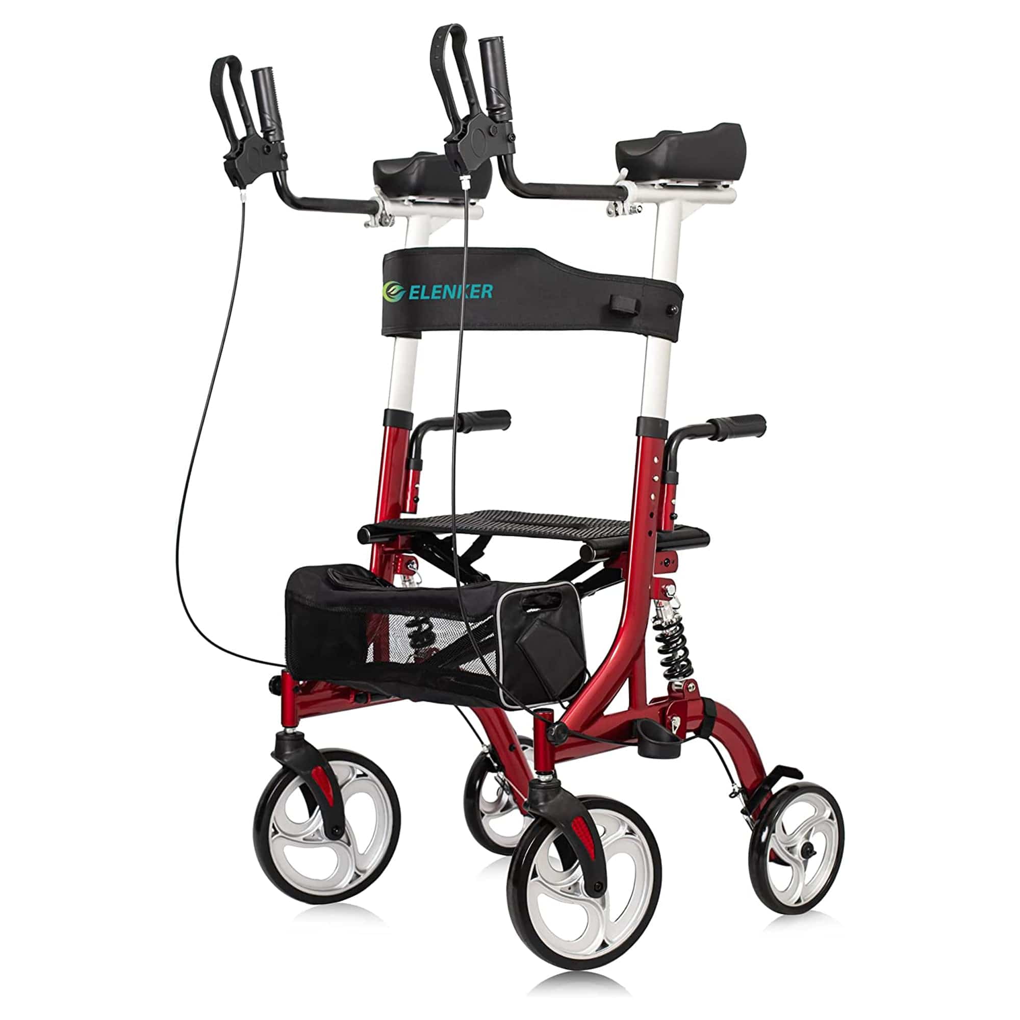 HFK-9211B Dual-Brake Shock-Absorbing Upright Walker 8