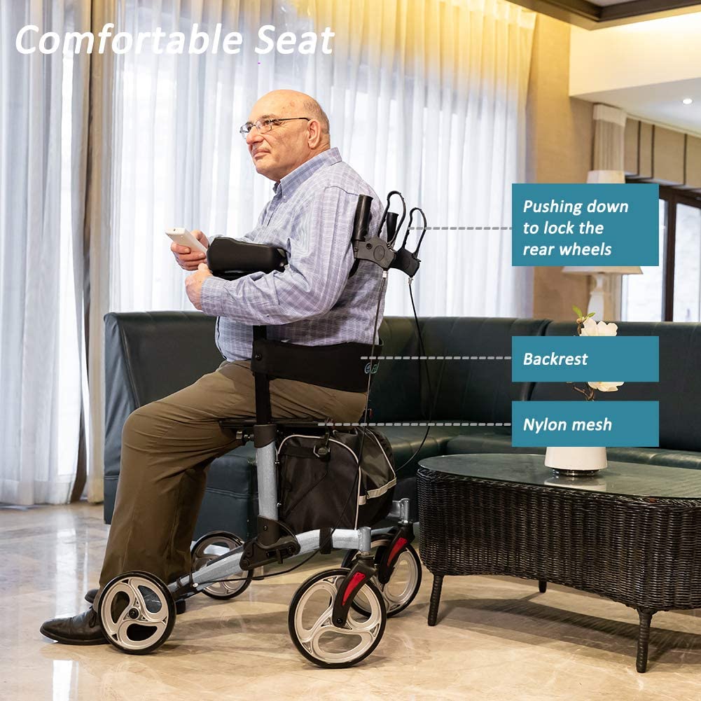 HFK-9223 Dual-Brake Upright Walker 8