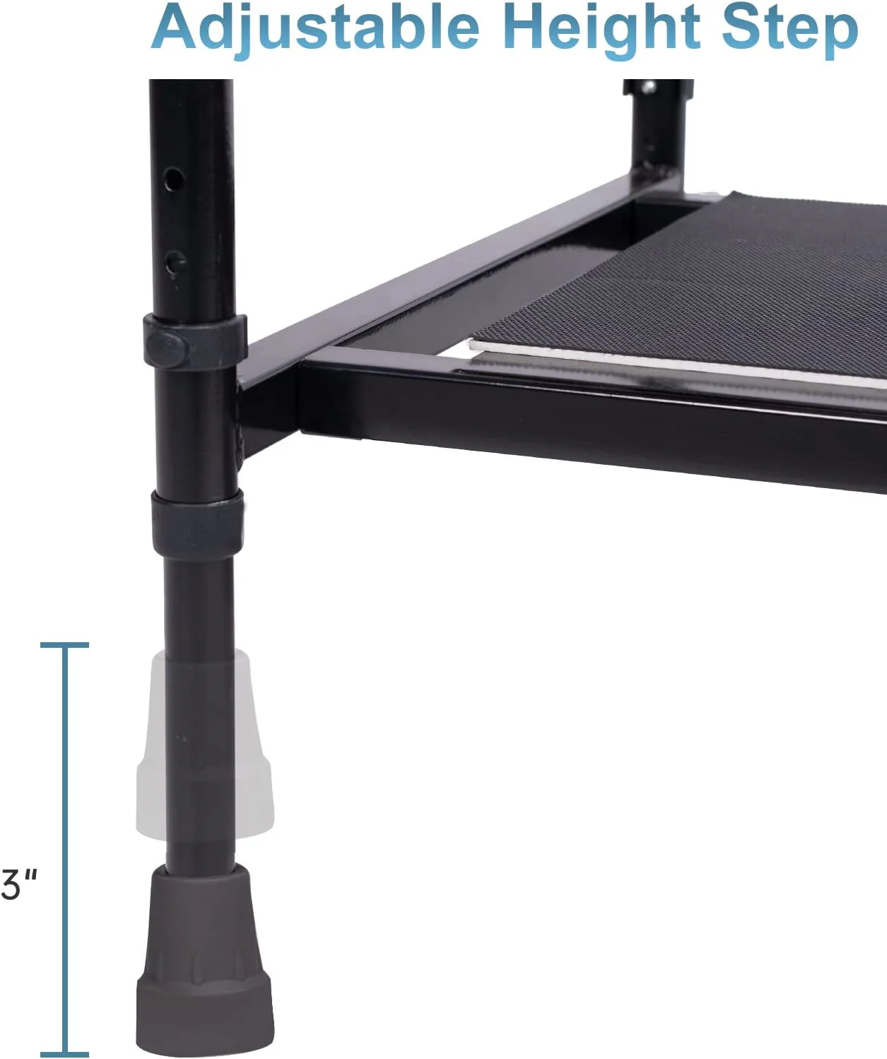 HFK-7204 Adjustable Safe Non-slip Bed Step Stool