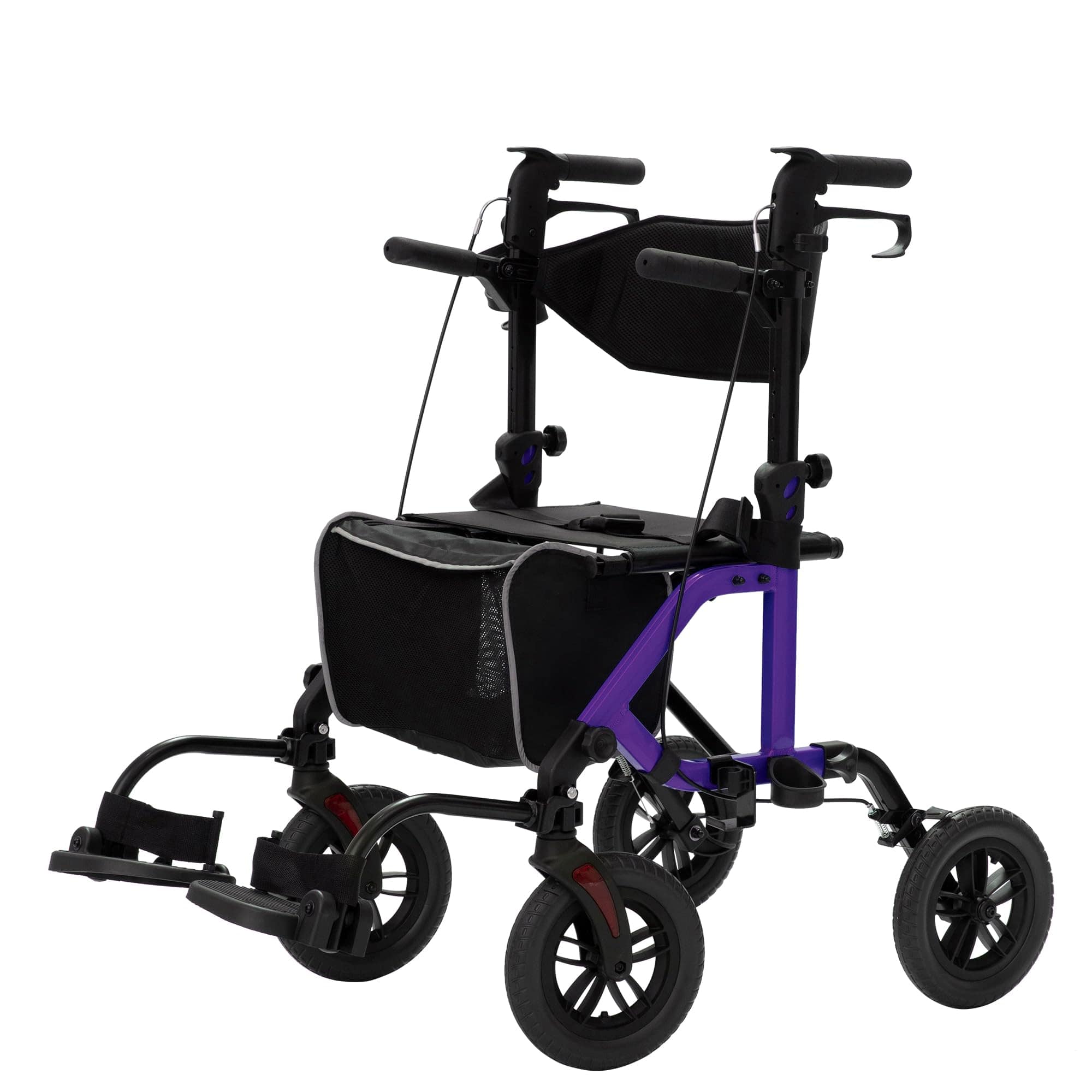 KLD-9224-2 All Terrain 2-in-1 Rollator Walker 10