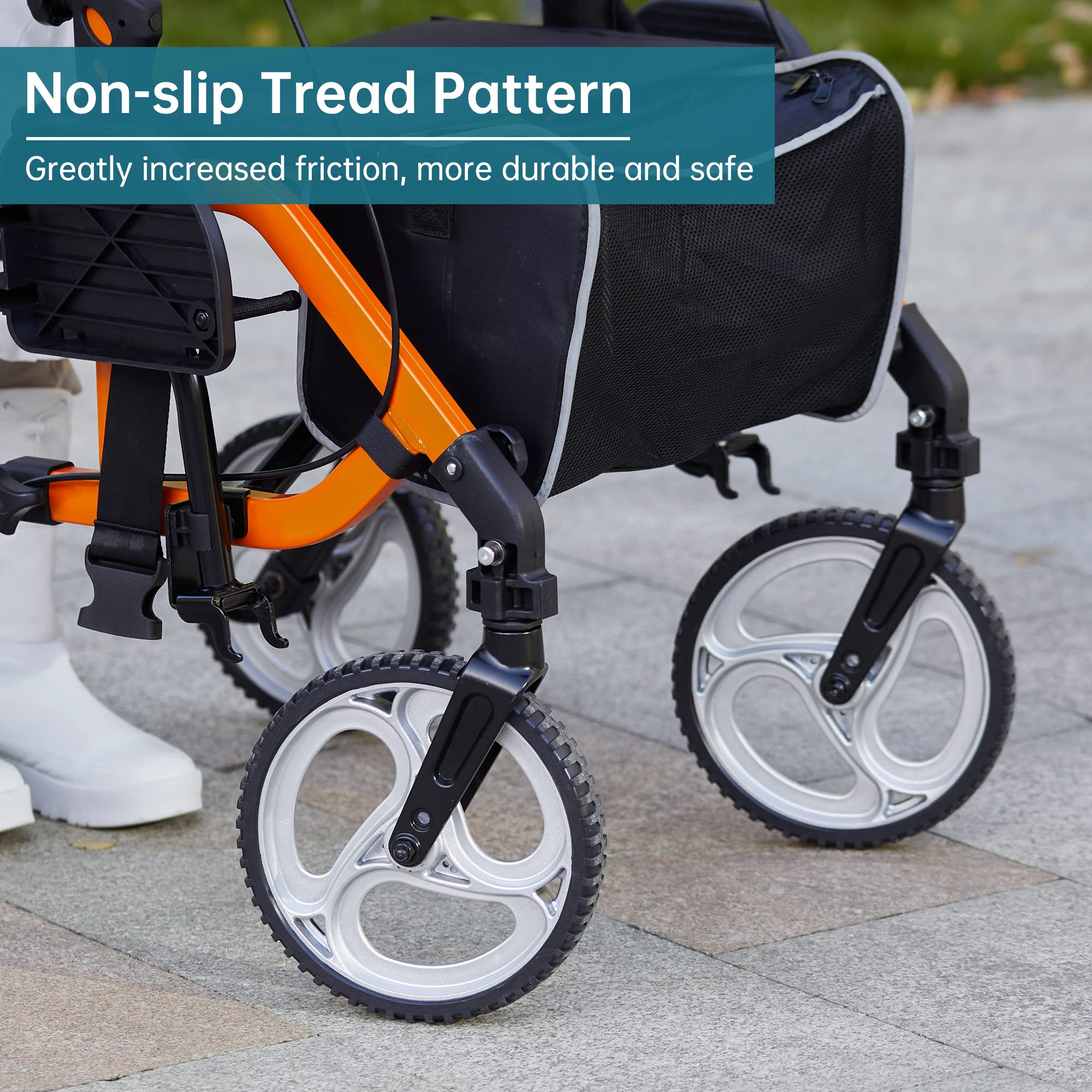 KLD-9224 2-in-1 Rollator Walker 10