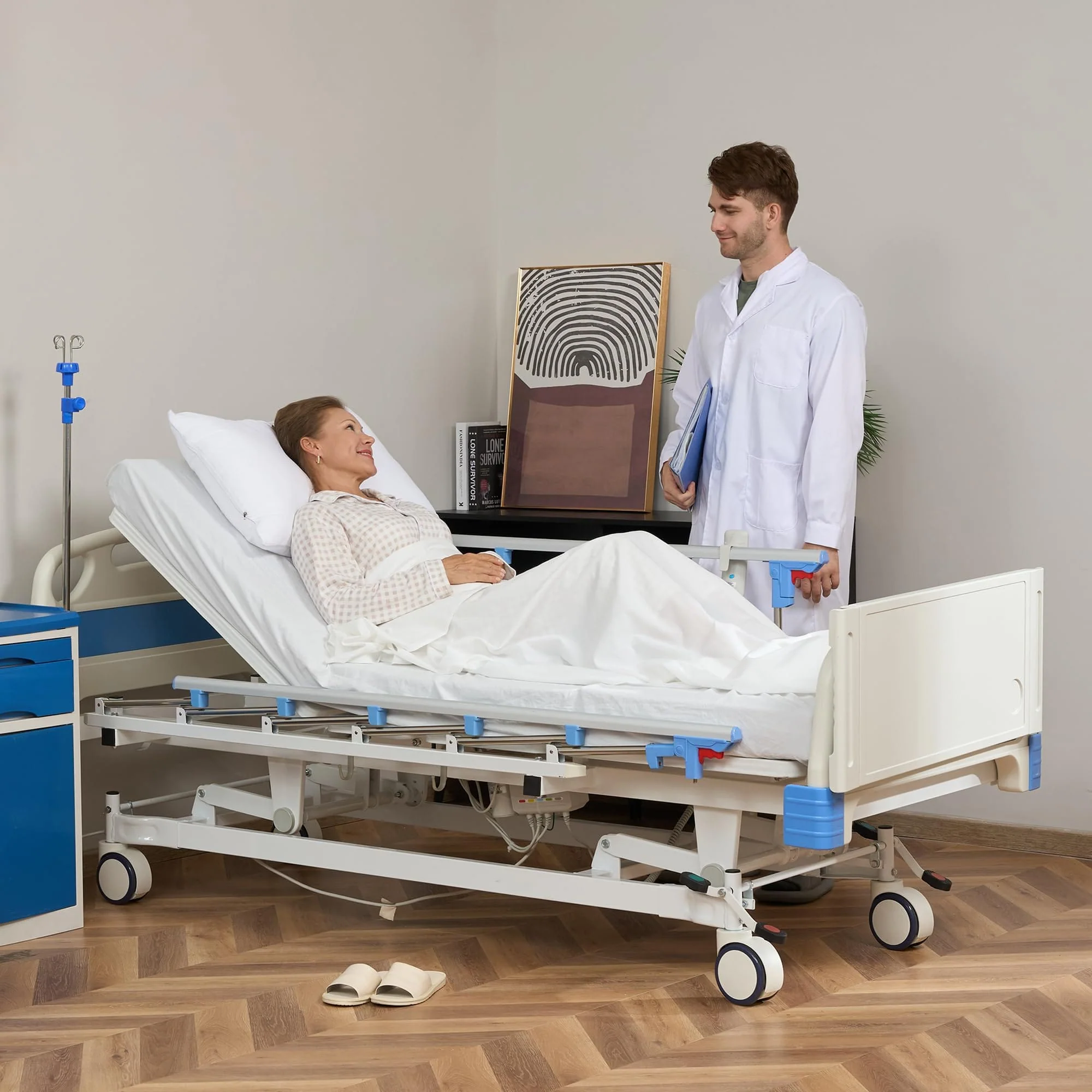 SLD-A31-111 3 Functional Heavy Duty Full Electric Hospital Bed With Remote Control