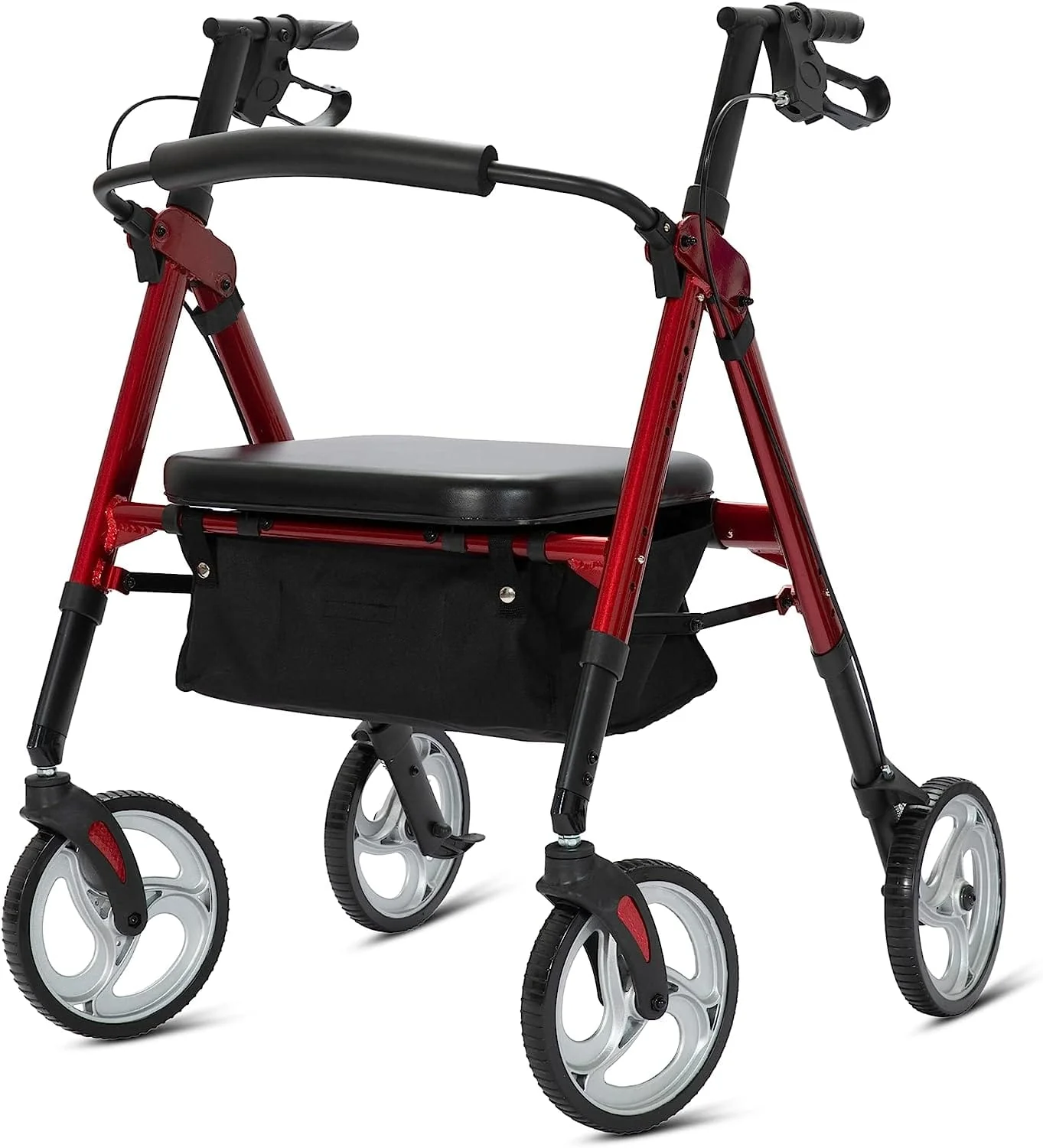 HFK-9219 Dual-Brake Heavy Duty Rollator Walker 10