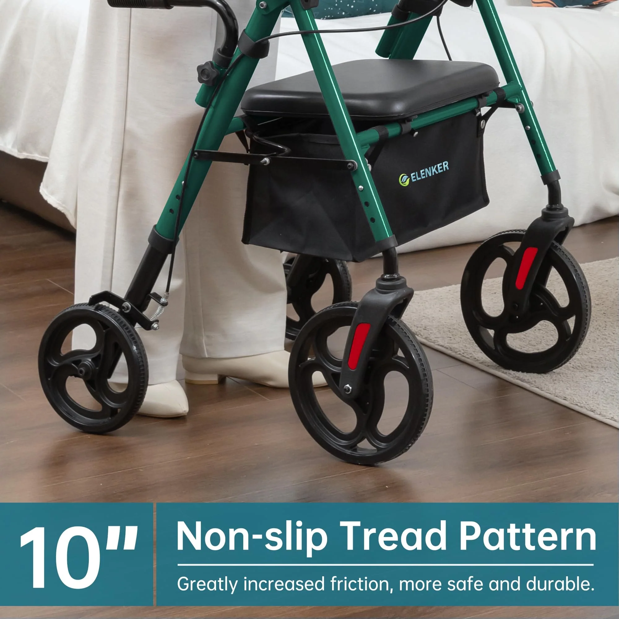 YF-9008C Dual-Brake Upright Walker 8