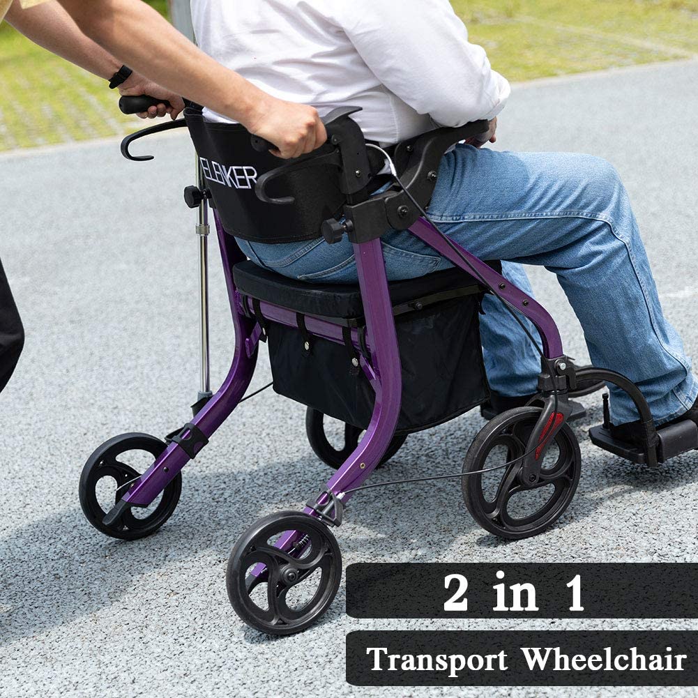 KLD-9269 2-in-1 Rollator Walker 8