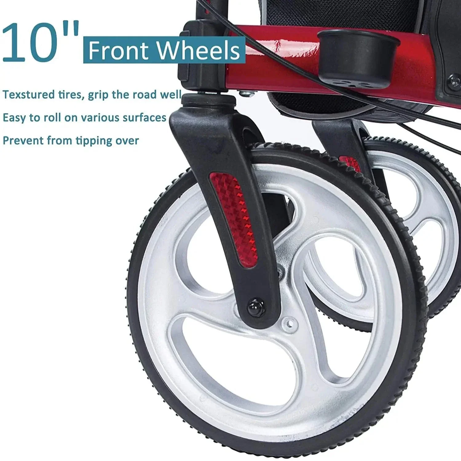 HCT-9291D Dual-Brake Upright Walker 8