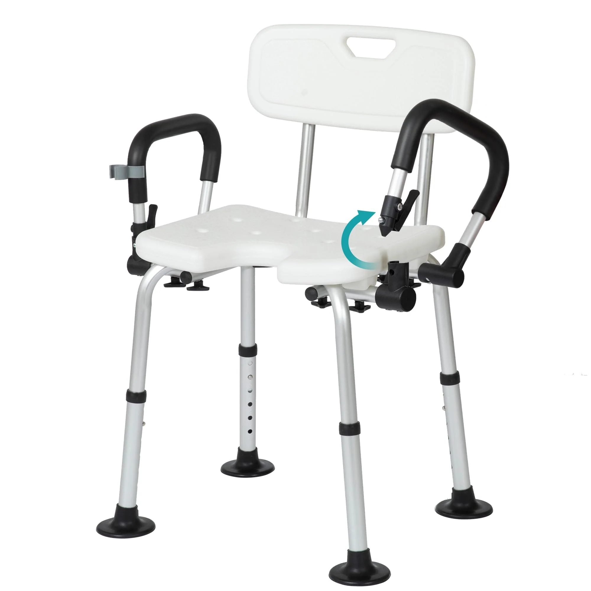 FST-5219-FW Ergonomic Seat Non-Slip Shower Seat Chair