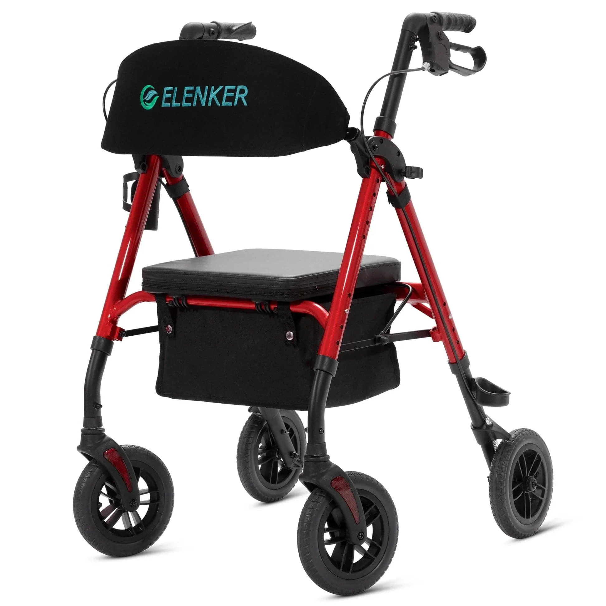 KLD-9218 All Terrain Dual-Brake Rollator Walker 8