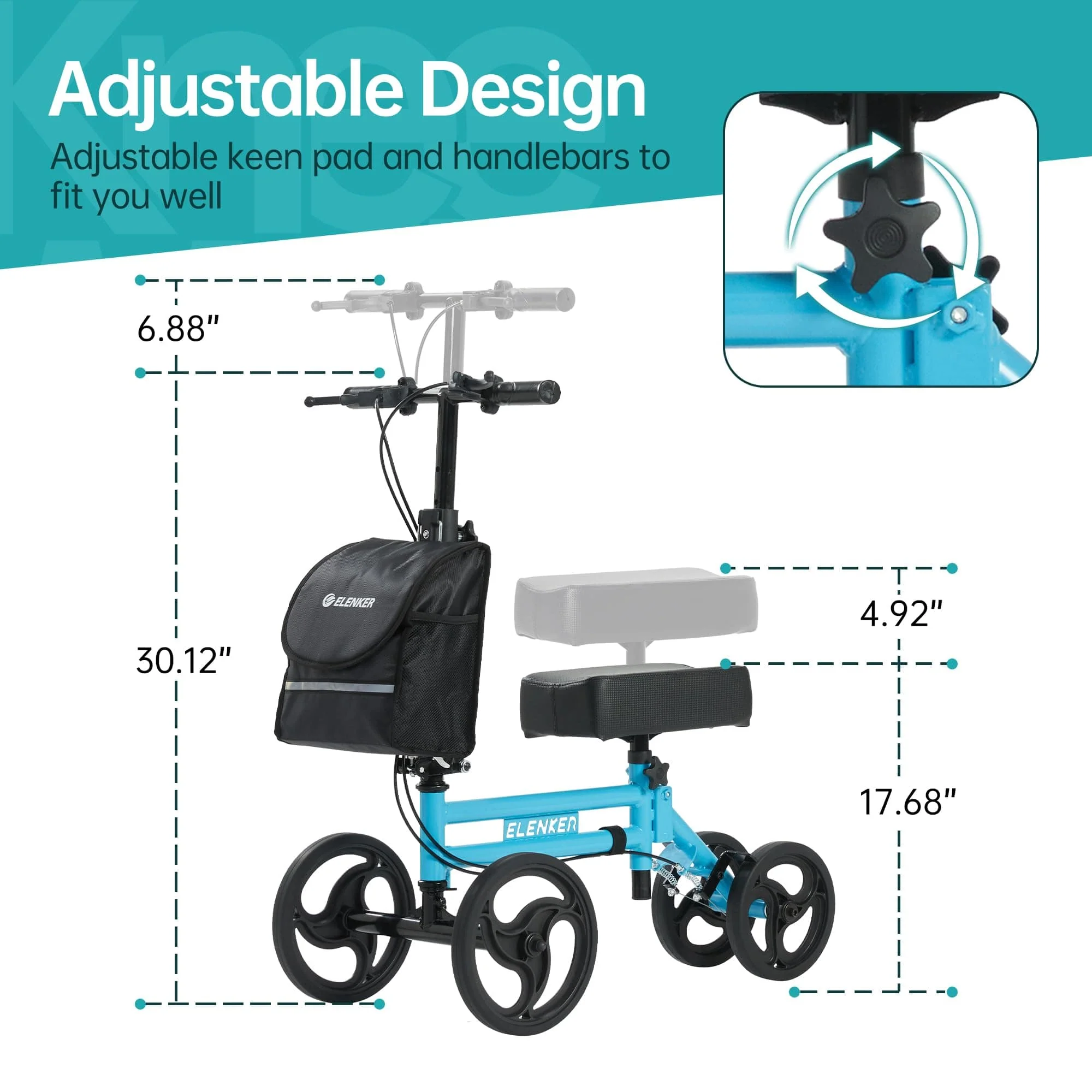 YF-9005F Knee Walker 10