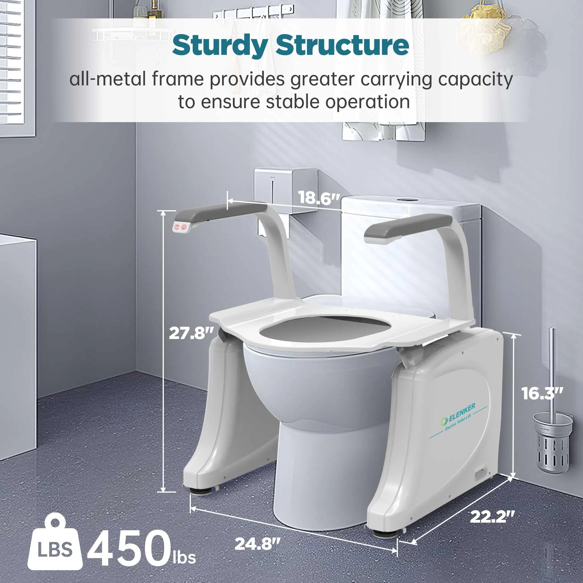 JC-JC35LT1 Electric Toilet Smooth Motorized Riser