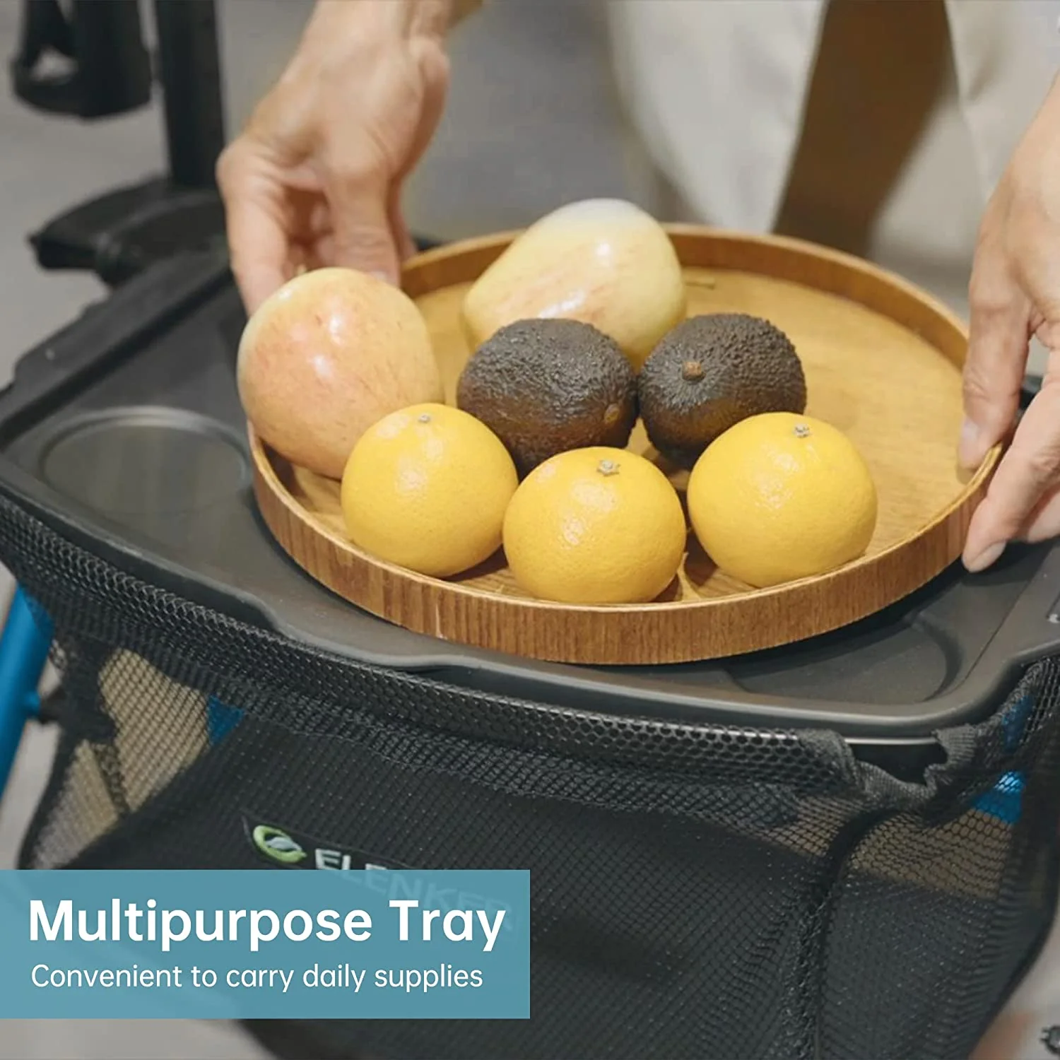 KLD-9215 Dual-Brake Lightweight Upright Walker 8