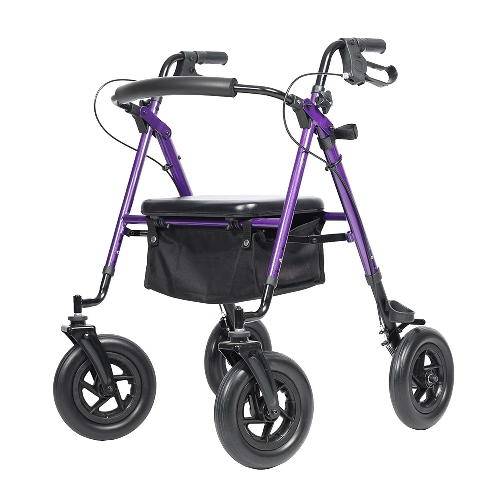 HFK-9236D4 All Terrain Dual-Brake Rollator Walker 10