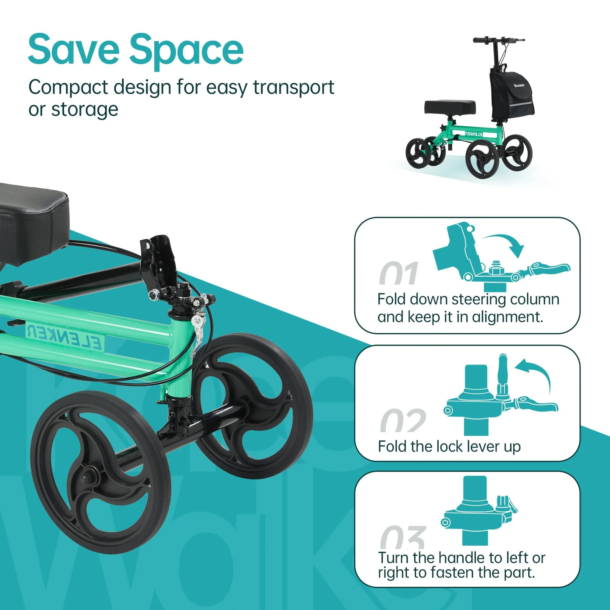 YF-9005F Knee Walker 10