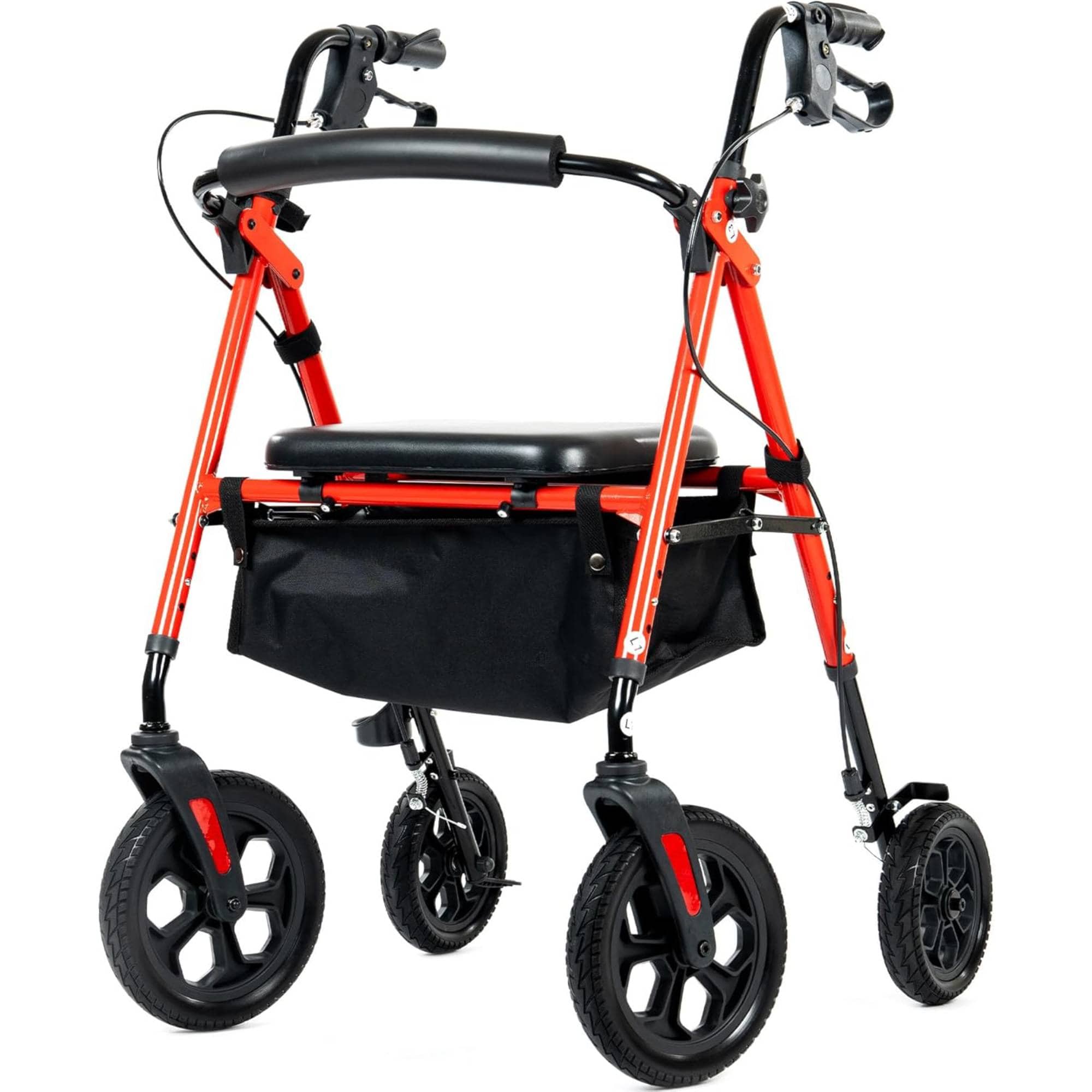 YF-9007D All-Terrain Dual-Brake Rollator Walker 8
