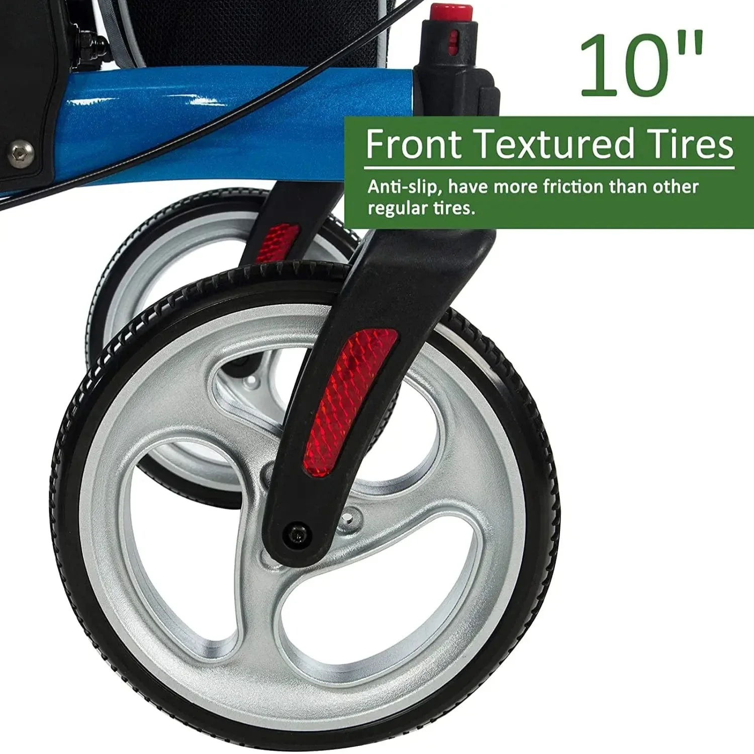 HCT-9291D Dual-Brake Upright Walker 8
