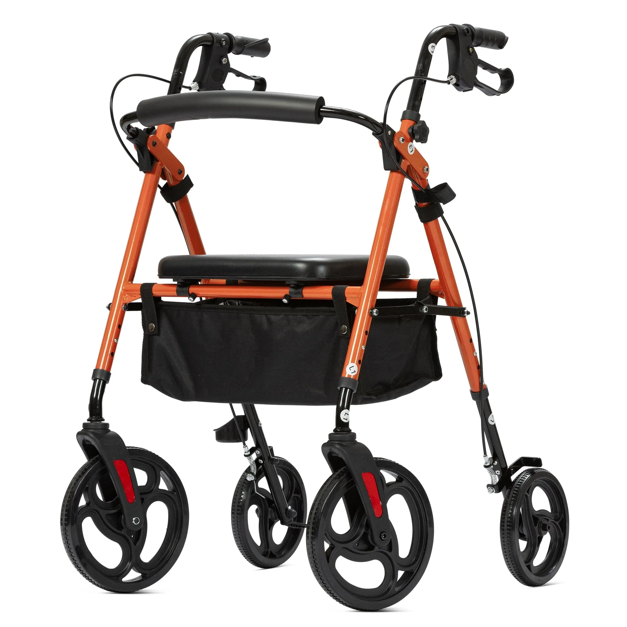 YF-9007B Dual-Brake Ergonomic Handgrip Rollator Walker 8