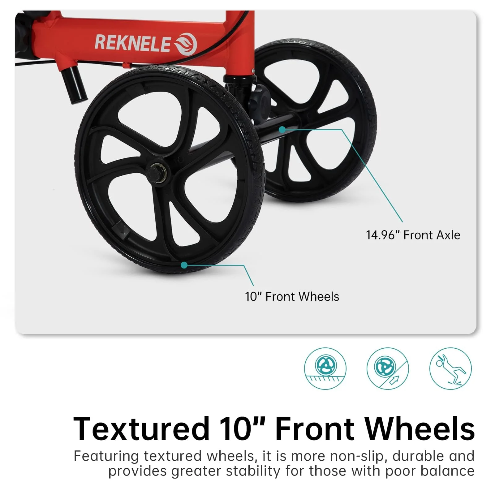 MT-9251 Best Value Steerable Medical Knee Walker with 10