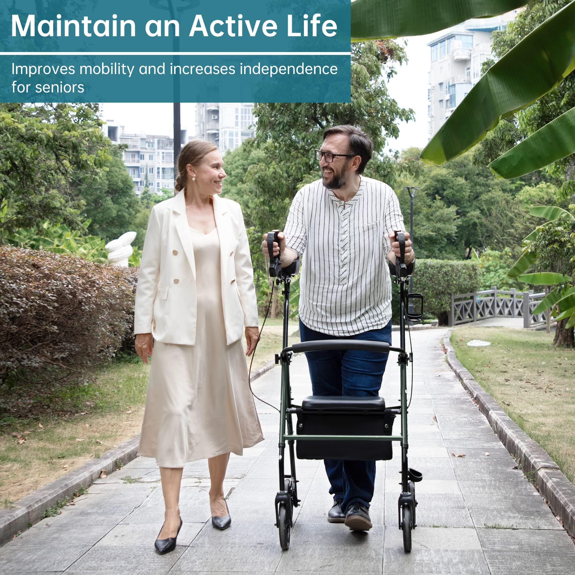 MT-8151 Dual-Brake Upright Walker 8