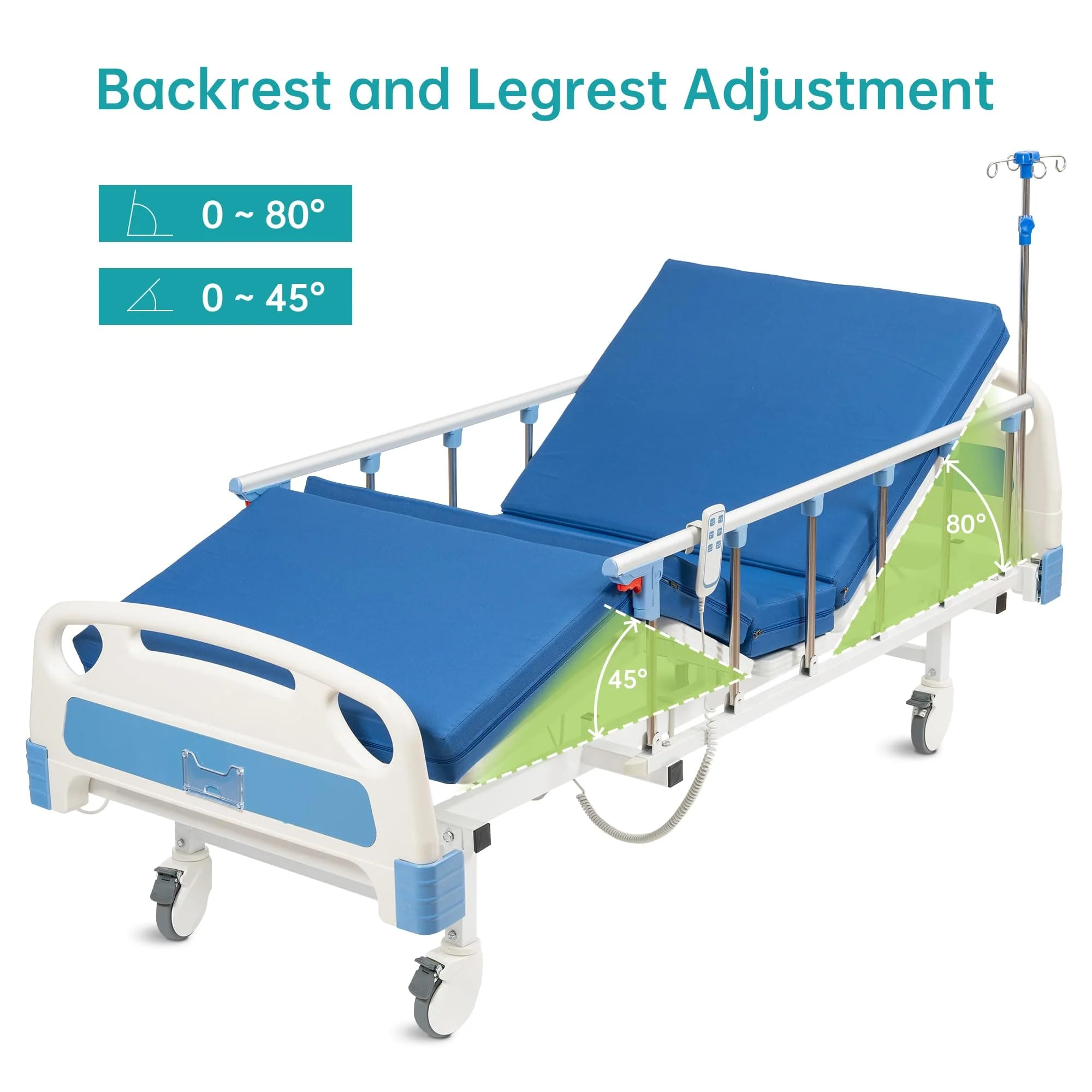 SLD-A21-111 2 Functional Heavy Duty Full Electric Hospital Bed With Remote Control