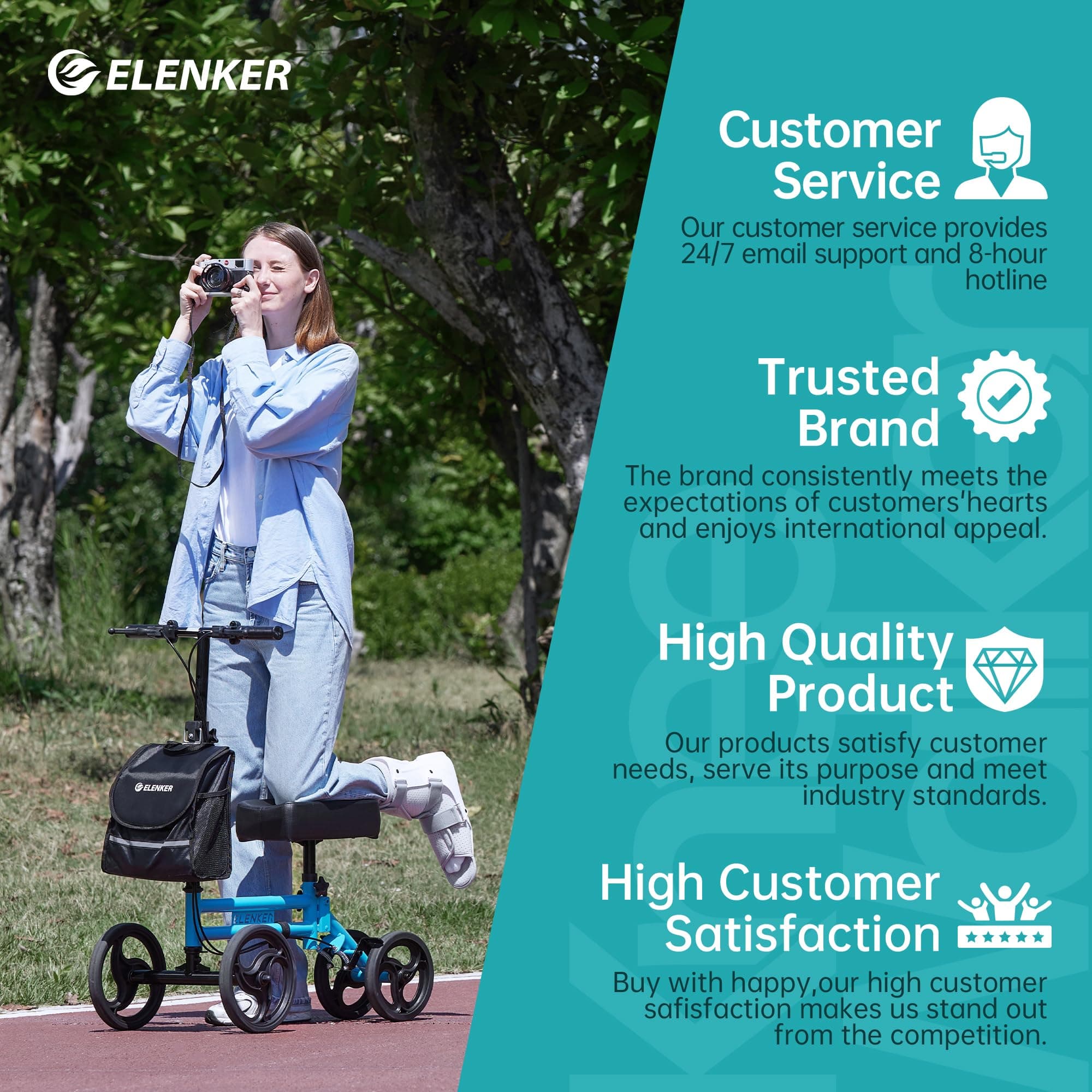 YF-9005F Knee Walker 10