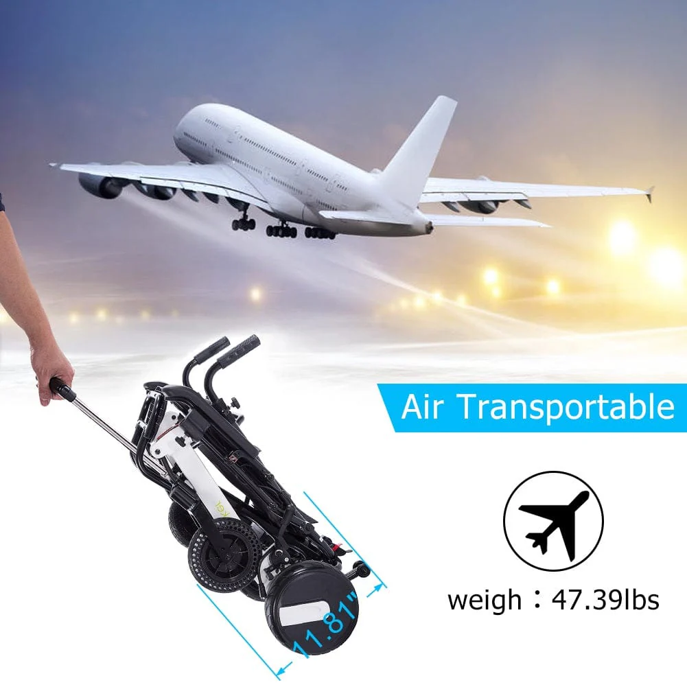 DY01106 Quick Folding Smart Braking Electric Wheelchair