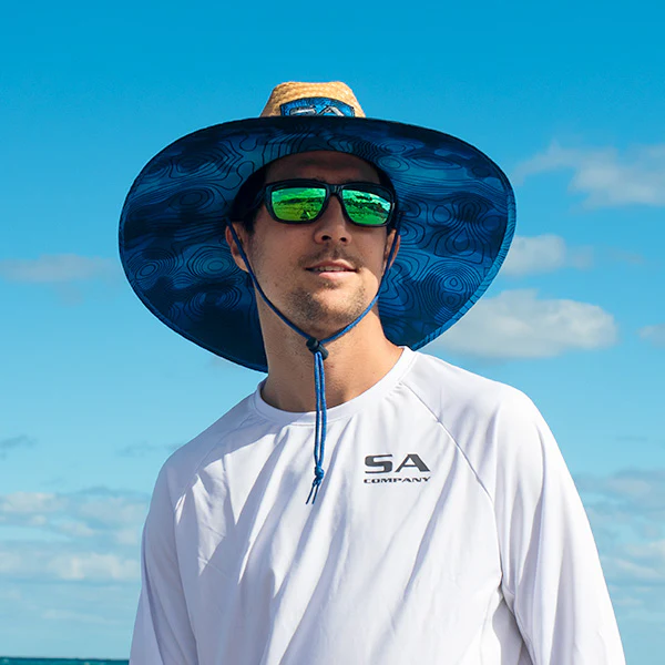 Palms Under Brim Straw Hat