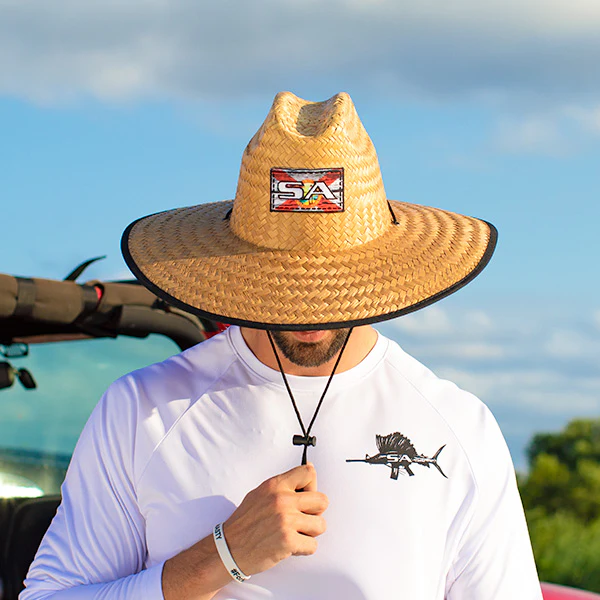 Palms Under Brim Straw Hat