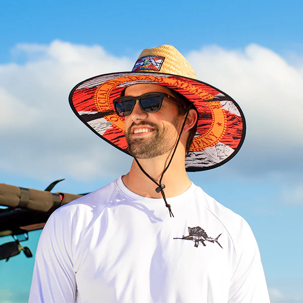 Palms Under Brim Straw Hat