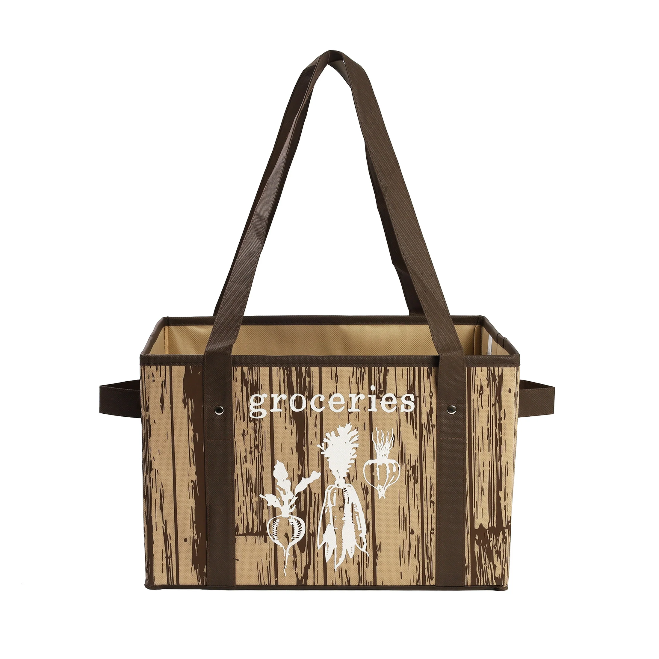 Box Tote in Groceries