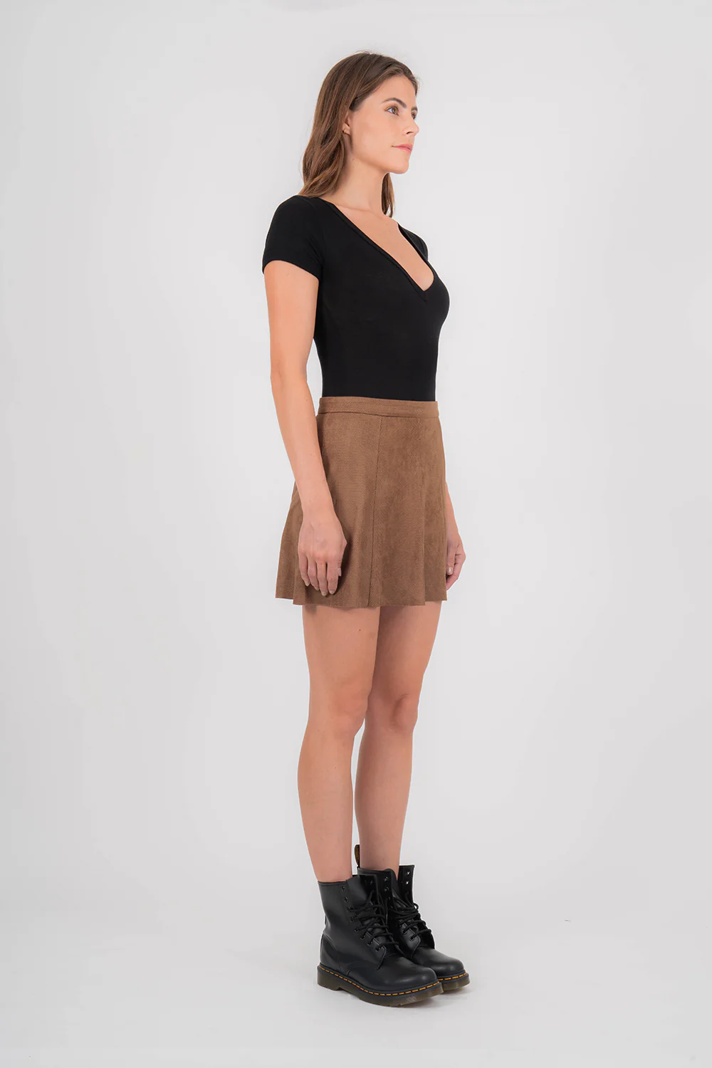 Vegan Suede Skirt