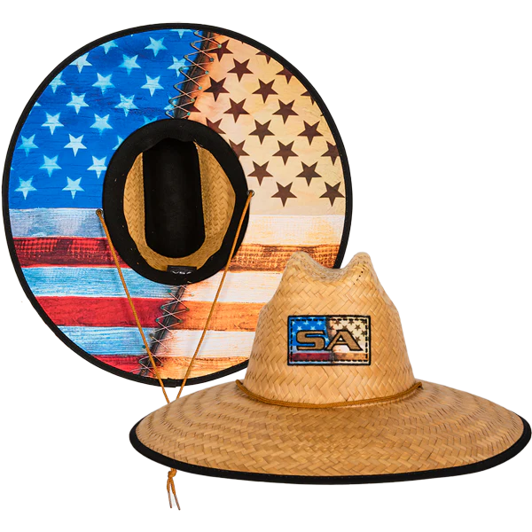 Palms Under Brim Straw Hat