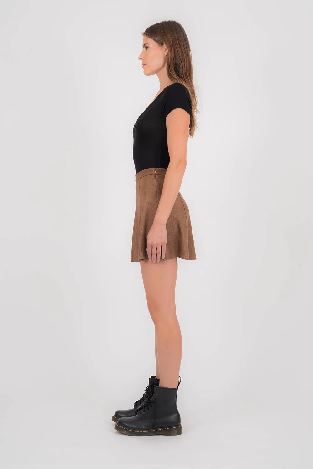 Vegan Suede Skirt