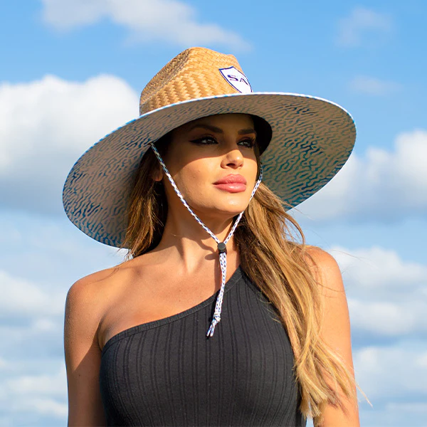 Palms Under Brim Straw Hat