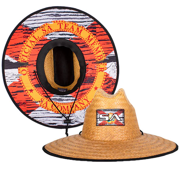 Palms Under Brim Straw Hat