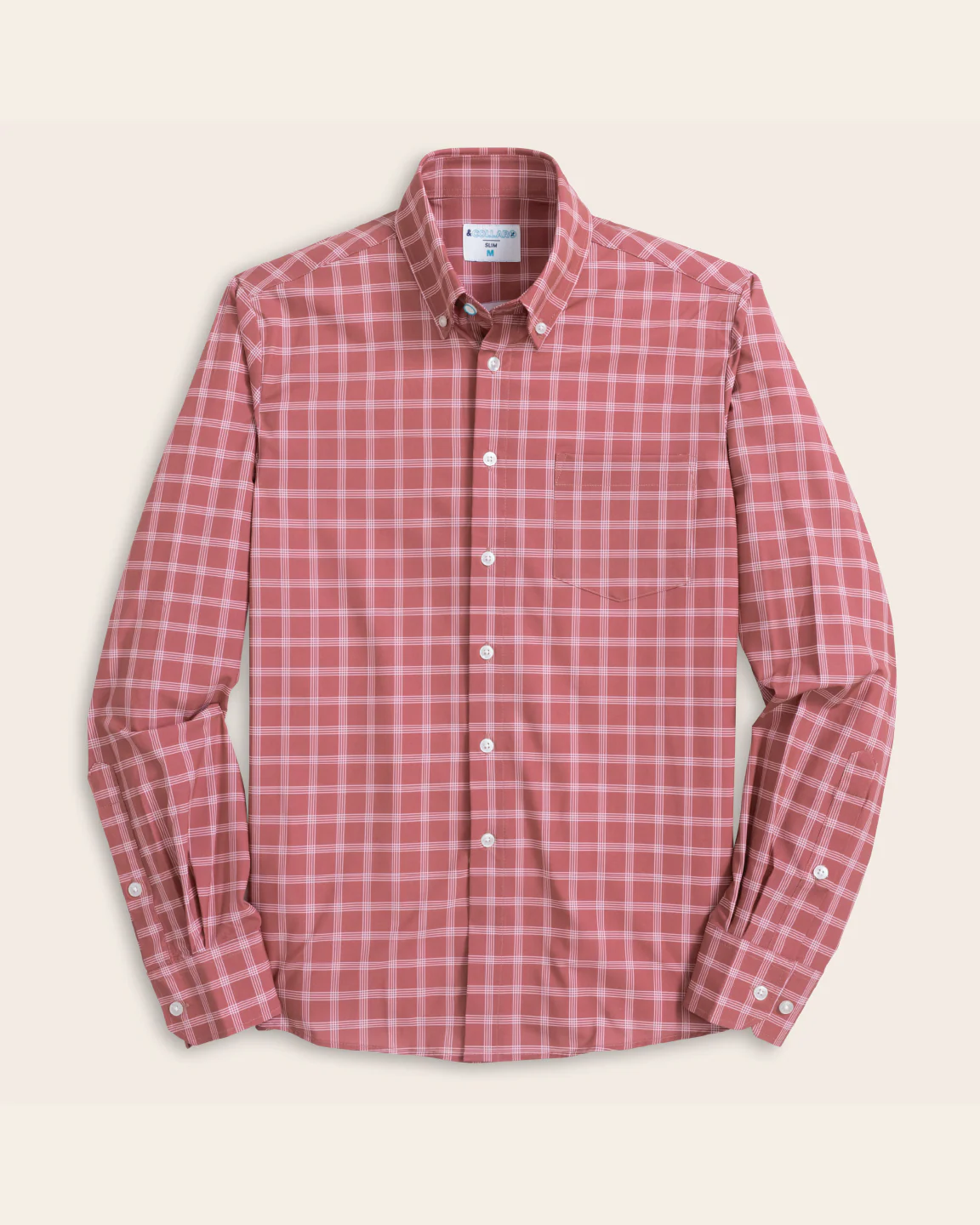 Range Shirt - Adobe Red w/ White Windowpane