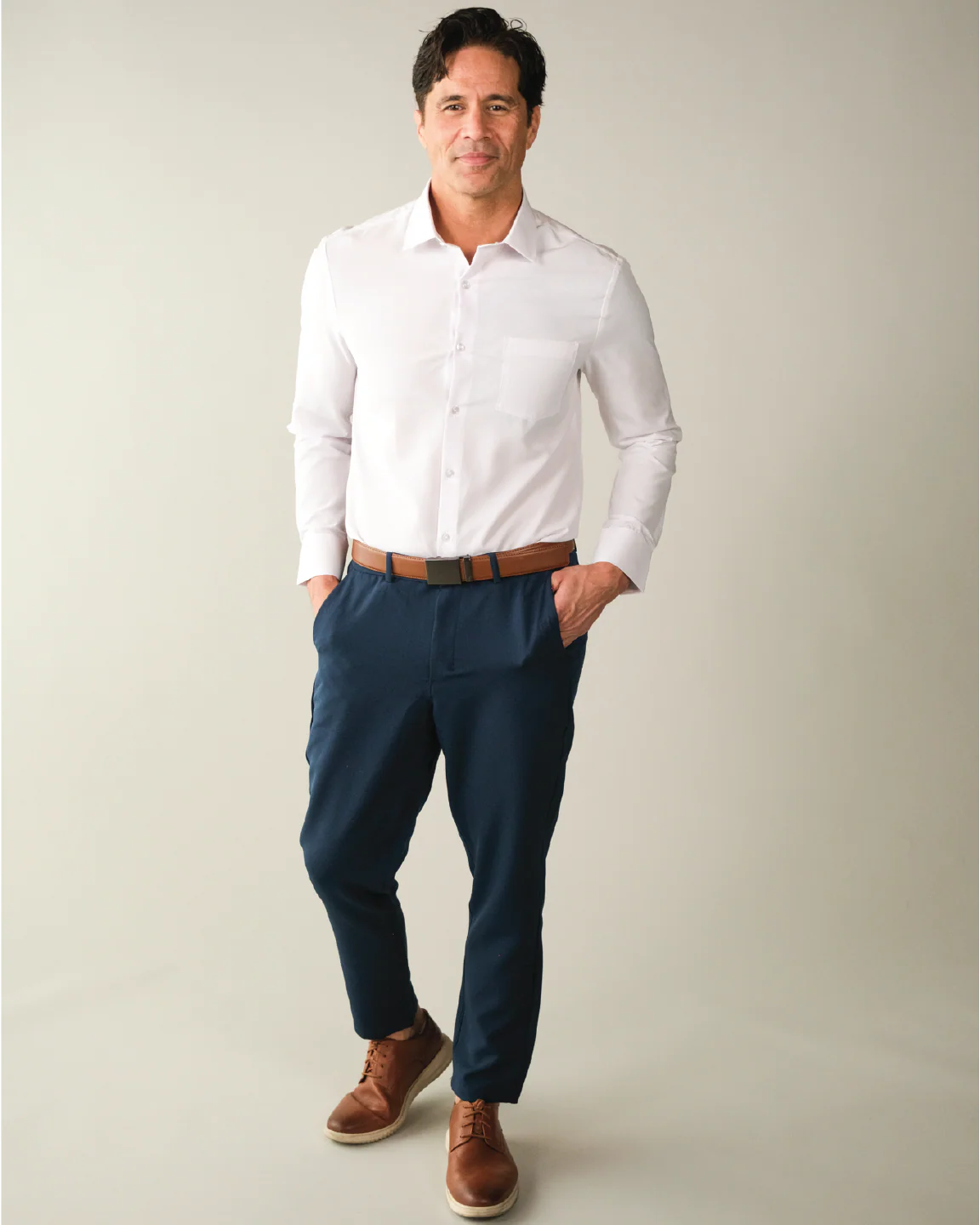 Range Shirt - White Long Sleeve - Tall