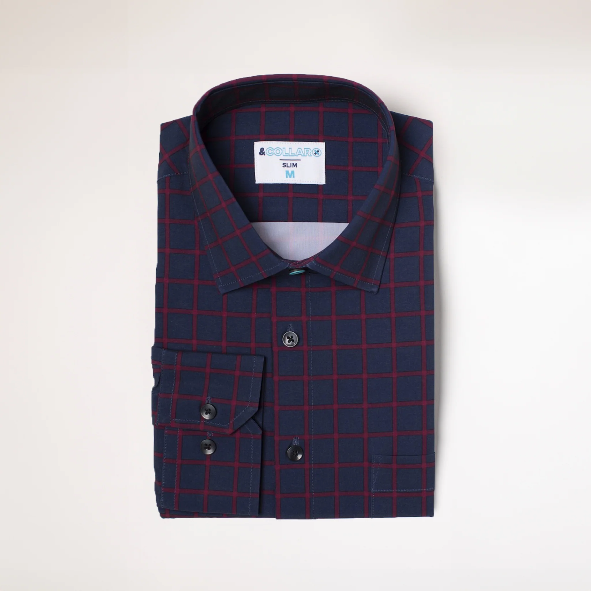 Range Shirt - Navy w/ Red Check
