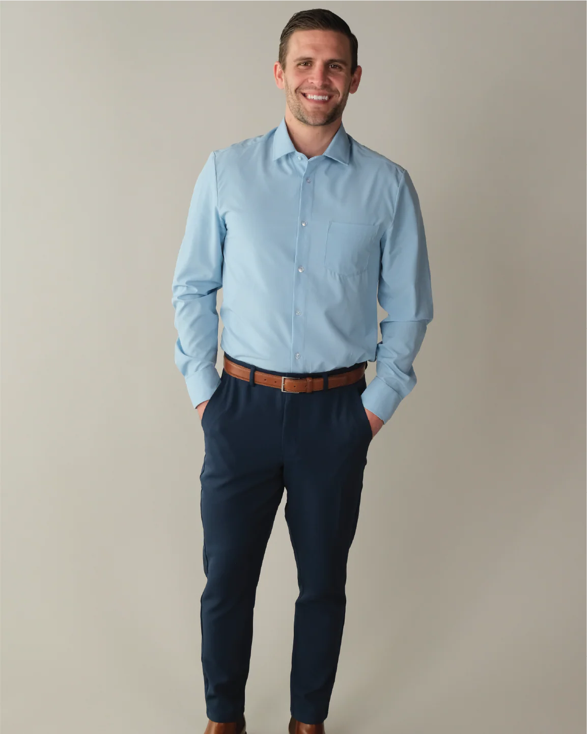 Range Shirt - Solid French Blue