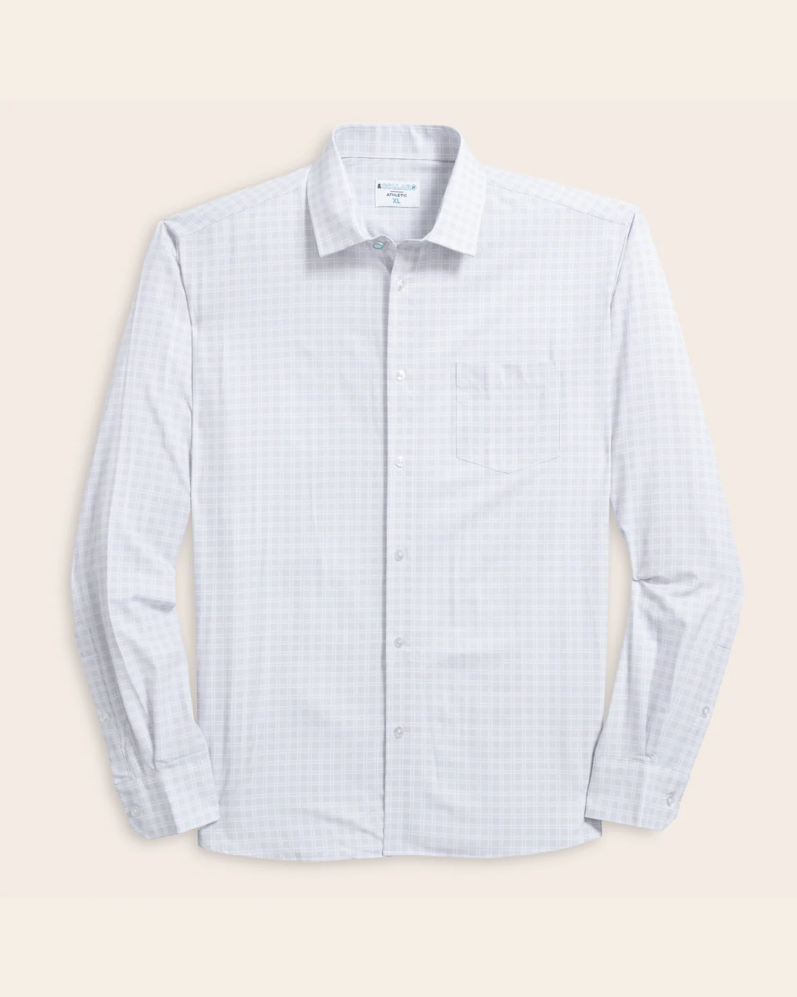 Range Shirt - Grey w/ Small White Windowpane