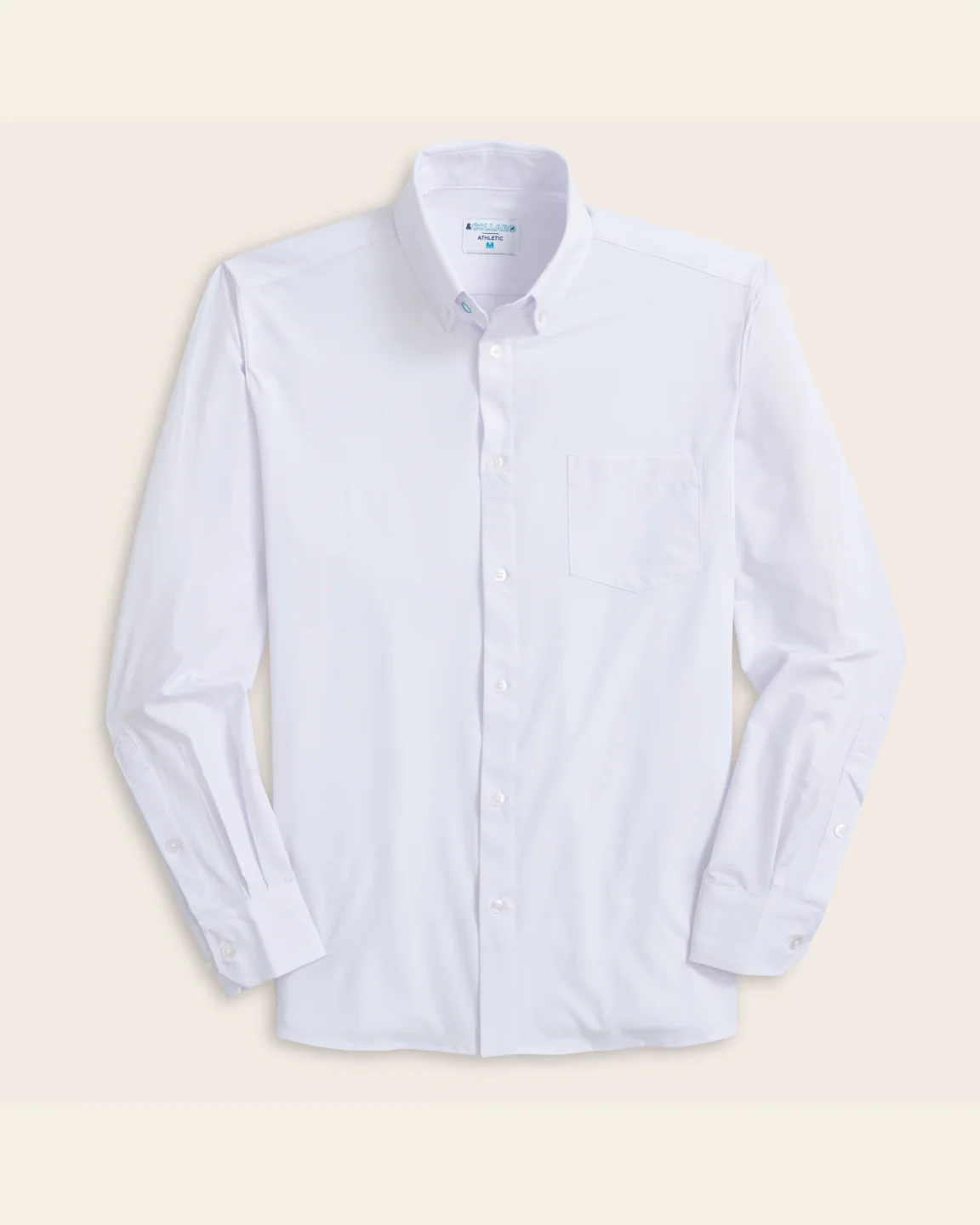 Range Shirt - White Long Sleeve - Button Down Collar