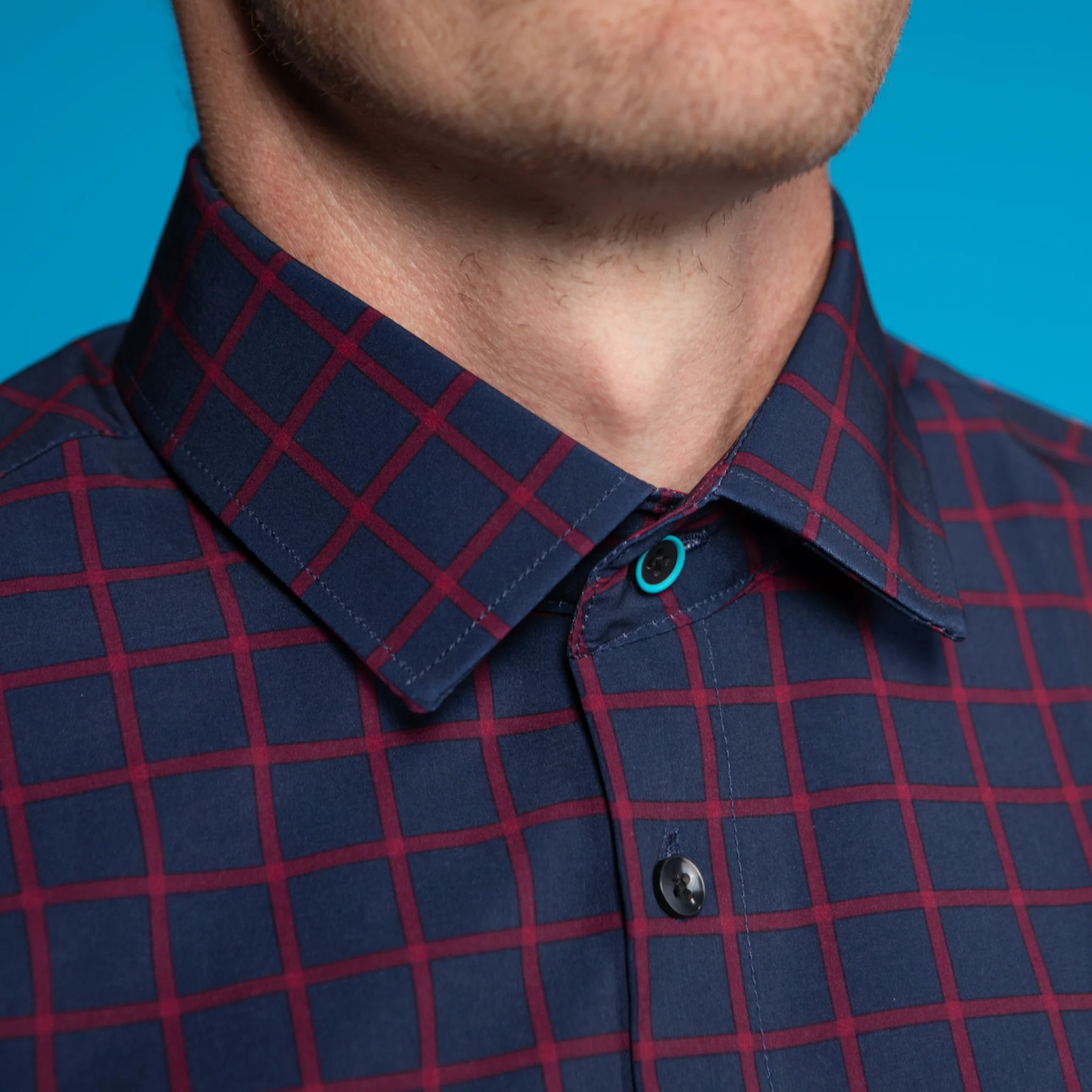 Range Shirt - Navy w/ Red Check