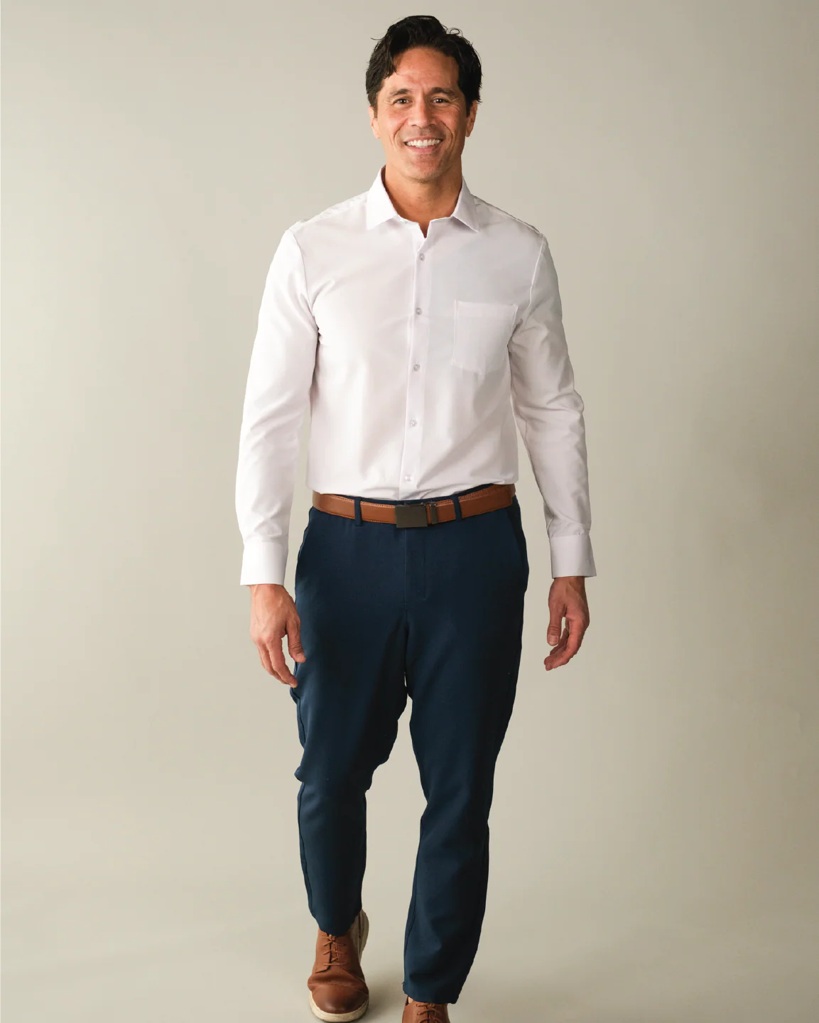 Range Shirt - White Long Sleeve