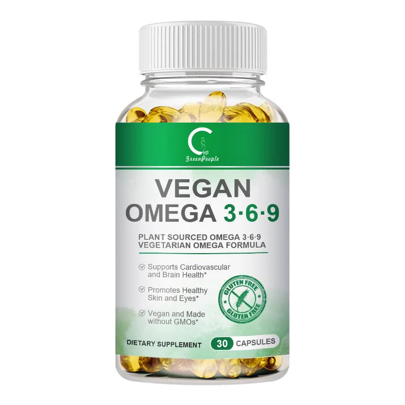 GPGP GreenPeople Omega 3-6-9 Vegan and Vegetarian Omega Formula - “5 in 1” Essential Fatty Acid Complex - Scientifically Formulated Plant-Based Omega 3 6 9 Essential Fatty Acids (EFA)