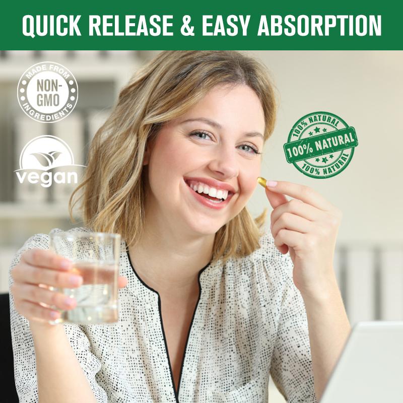 GPGP GreenPeople Omega 3-6-9 Vegan and Vegetarian Omega Formula - “5 in 1” Essential Fatty Acid Complex - Scientifically Formulated Plant-Based Omega 3 6 9 Essential Fatty Acids (EFA)