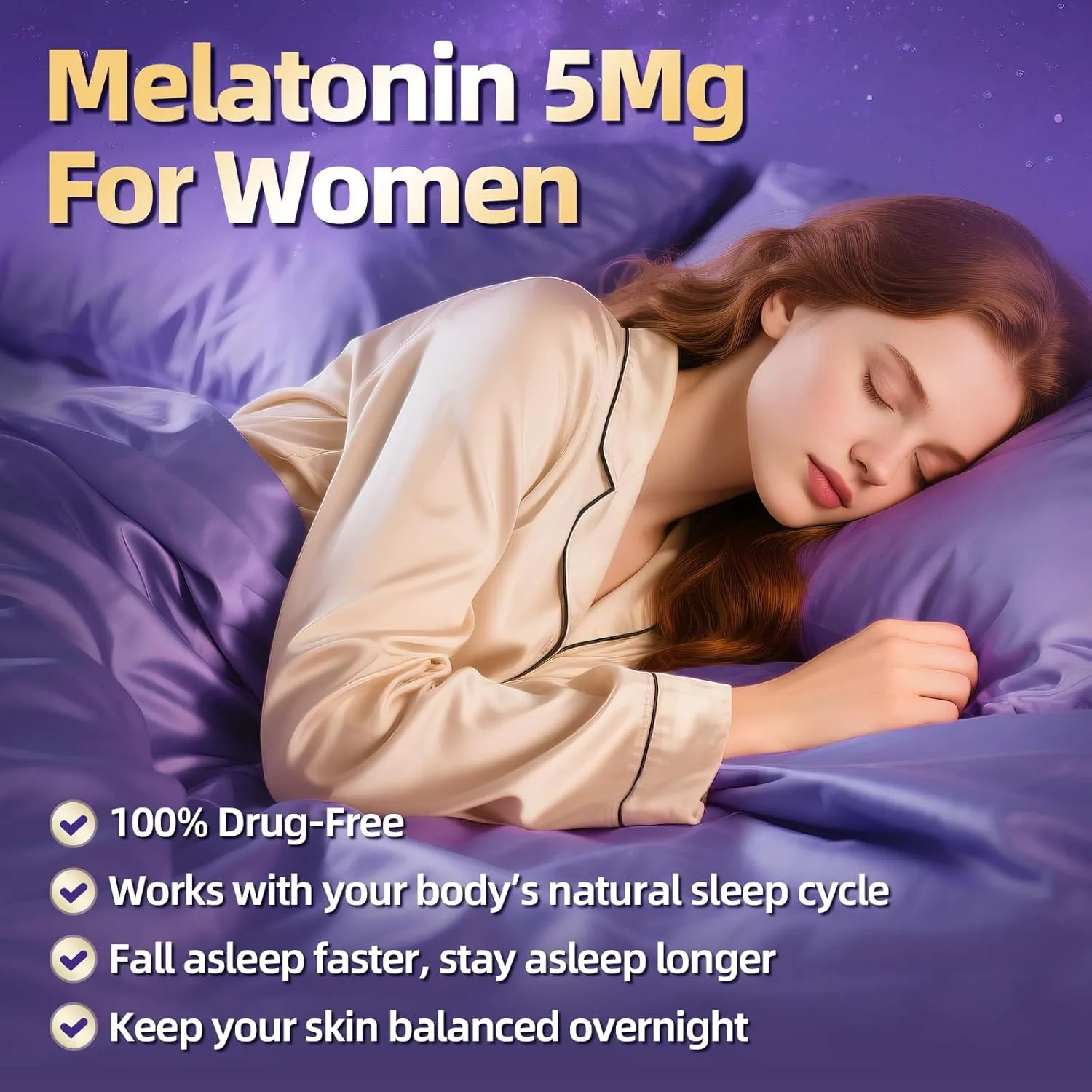 Melatonin 5mg Extra Strength | Adult Extra Strength Supplement, Sleep Aid -120 Capsules