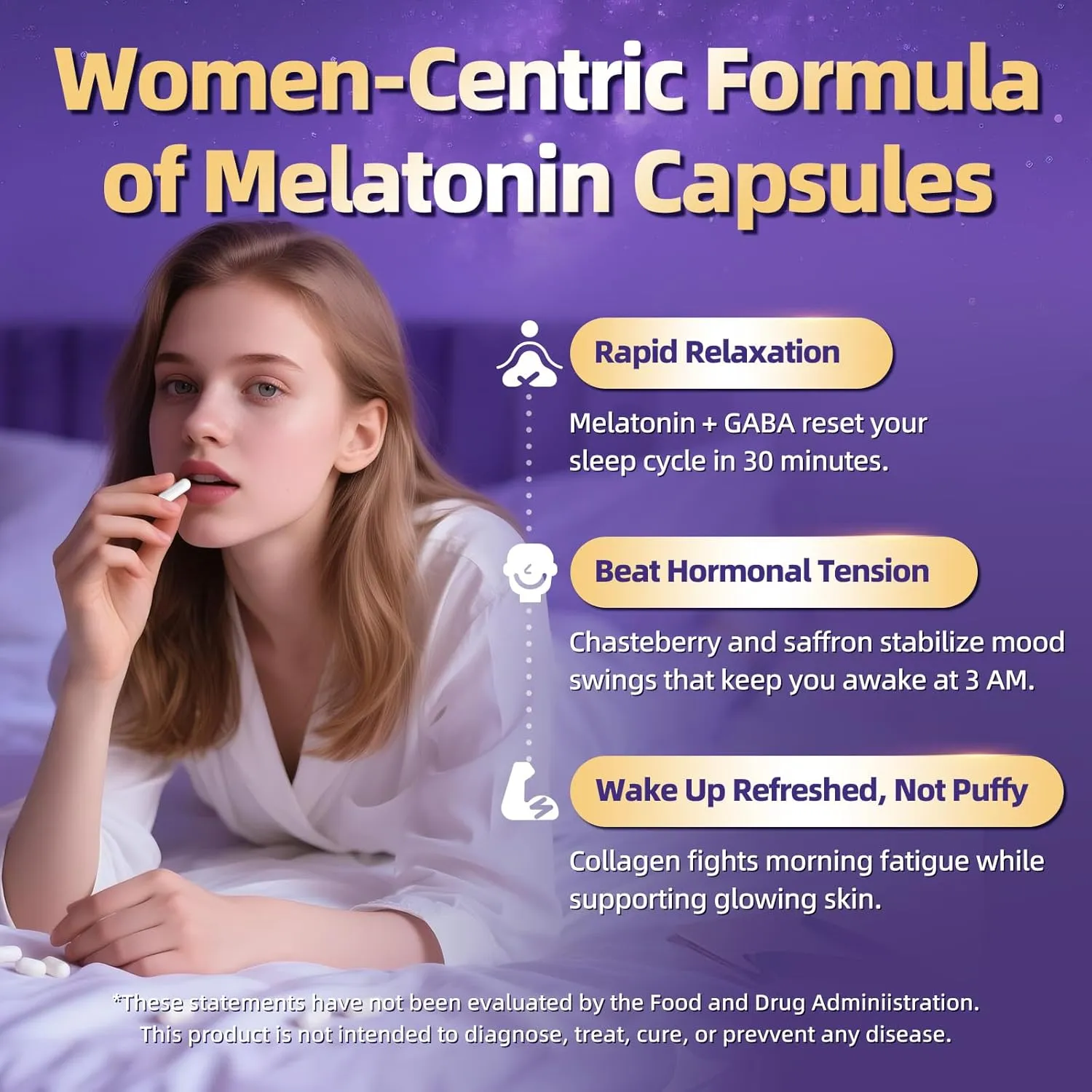 Melatonin 5mg Extra Strength | Adult Extra Strength Supplement, Sleep Aid -120 Capsules