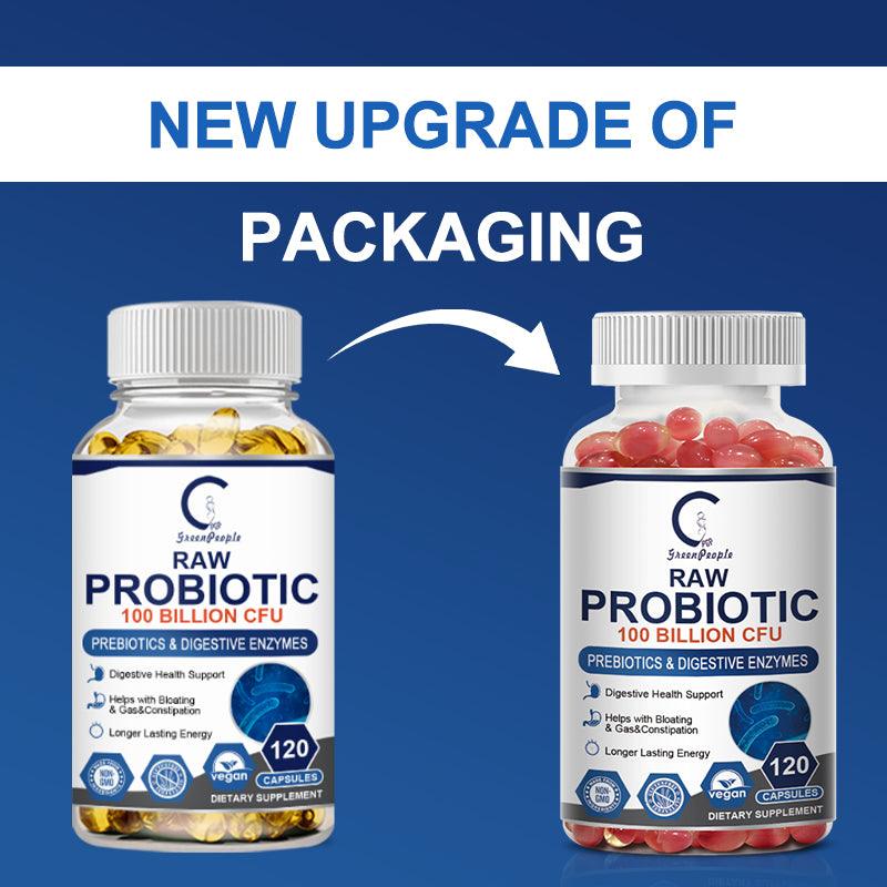 Probiotic Capsules with Prebiotics & Digestive Enzymes