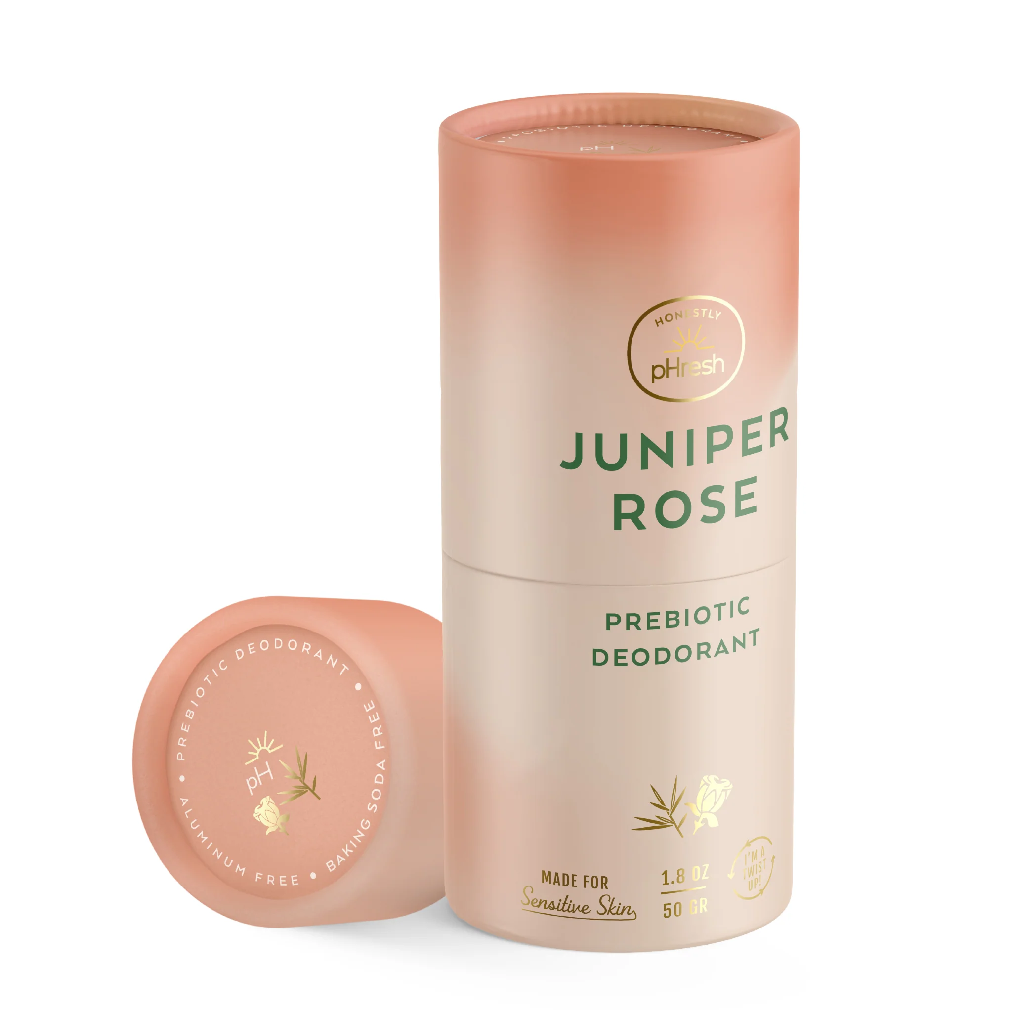 Juniper Rose Paper Twist Up Deodorant